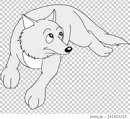 手書き動物イラスト☆犬 手書き動物イラスト☆犬 141455235