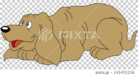 手書き動物イラスト☆犬 手書き動物イラスト☆犬 141455236