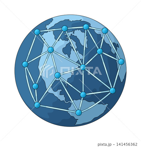 Illustration of Network Illustration of Network 141456362
