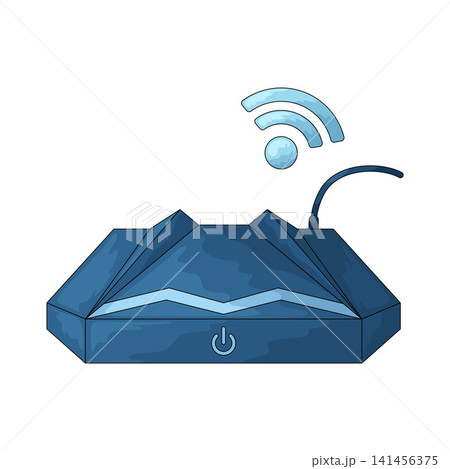 Illustration of Modem Illustration of Modem 141456375