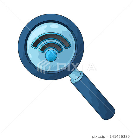 Illustration of Network Search Illustration of Network Search 141456389