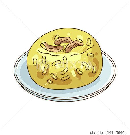 Illustration of nasi kuning Illustration of nasi kuning 141456464