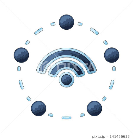 Illustration of Network Illustration of Network 141456635