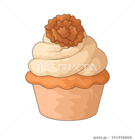 Illustration of Cupcake for Mom Illustration of Cupcake for Mom 141456668