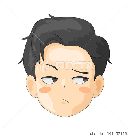 Illustration of blushing Illustration of blushing 141457136