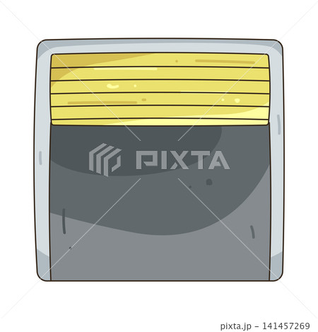 Illustration of garage door Illustration of garage door 141457269