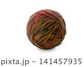 Colorful yarn ball ready for creative projects and cozy crafts 141457935