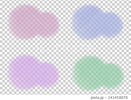 Colorful Pastel Watercolor Material Set Colorful Pastel Watercolor Material Set 141458078