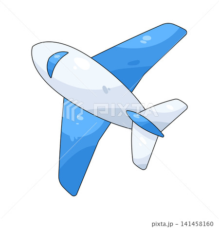 Illustration of airplane Illustration of airplane 141458160