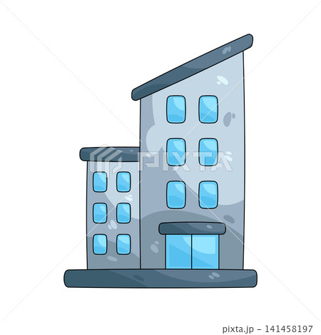 Illustration of office building 141458197