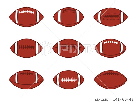 American football vector illustration, Football illustration, American ball illustration, Sports ball illustration, American football vectors. American football vector illustration, Football illustration, American ball illustration, Sports ball illustration, American football vectors. 141460443