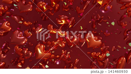 Heart Love In Orange Tone Heart Love In Orange Tone 141460930