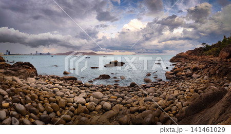 Queens Beach Quy Nhon Vietnam Panorama Queens Beach Quy Nhon Vietnam Panorama 141461029