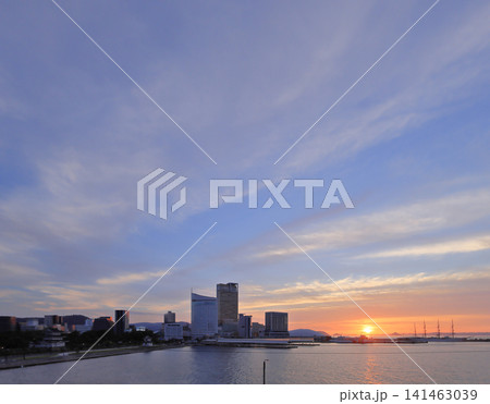 サンポート高松の夕暮れ サンポート高松の夕暮れ 141463039