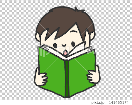 Boy reading a book Boy reading a book 141465174