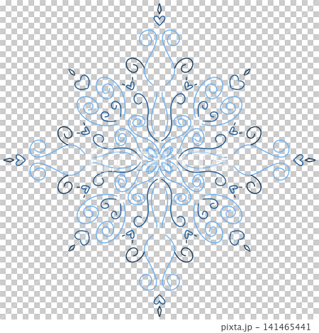 blue mandala decorative blue mandala decorative 141465441