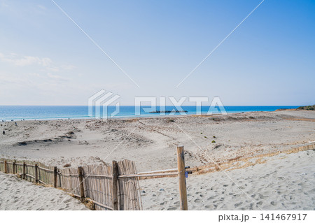 浜松市の中田島砂丘の風景(静岡県) 141467917