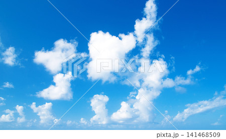 blue sky with clouds . sky landscape.  nature background 141468509