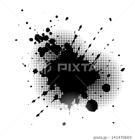 Splatter Paint Texture . Black Spray Blot of Ink. Place illustration Over any Object to Create Grungy Effect . hand drawn. Not AI, Vector Splatter Paint Texture . Black Spray Blot of Ink. Place illustration Over any Object to Create Grungy Effect . hand drawn. Not AI, Vector 141470603