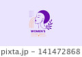 Modern Womens History Month Minimal Line Art Design 141472868