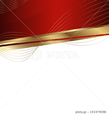 Background design template with abstract shapes. Wave abstract art background template 141474096