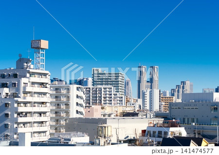 東京・中野区 南台から望む新宿方面 141474577