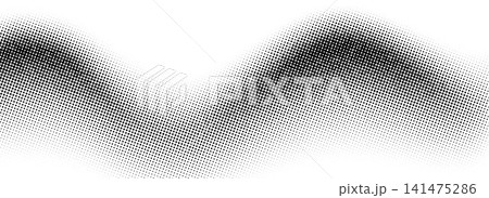 Black dotted grit sand flow pattern wallpaper. Comic halftone curved wave background. Grunge pop art gradient swoosh element overlay. Rasterized pixelated halfton grain backdrop. Vector wavy noise bg Black dotted grit sand flow pattern wallpaper. Comic halftone curved wave background. Grunge pop art gradient swoosh element overlay. Rasterized pixelated halfton grain backdrop. Vector wavy noise bg 141475286