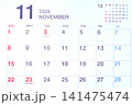 2026年カレンダー （11月） 141475474