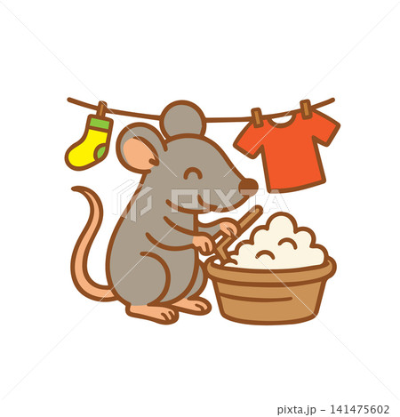 mice washing clothes mice washing clothes 141475602