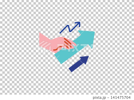 成功するビジネスのイメージイラスト 成功するビジネスのイメージイラスト 141475704