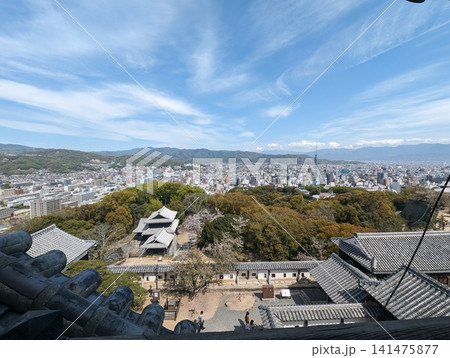 松山城天守閣から見た街並み 松山城天守閣から見た街並み 141475877