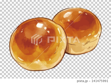 一張令人垂涎欲滴的麵包(雞蛋麵包)插圖 一張令人垂涎欲滴的麵包(雞蛋麵包)插圖 141475991