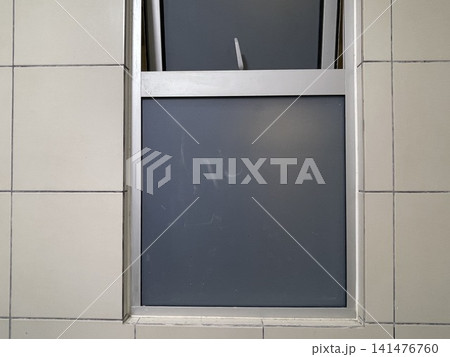 Frosted Bathroom Window with Aluminum Frame Frosted Bathroom Window with Aluminum Frame 141476760
