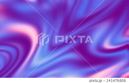 Abstract Purple Blue and Pink Fluid Marble Background 141476808