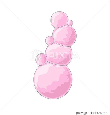 Illustration of Bubble Stack 141476952