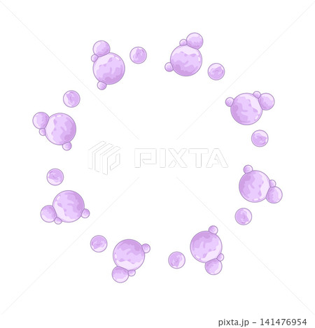 Illustration of Bubble Circle Illustration of Bubble Circle 141476954