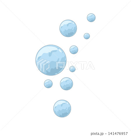 Illustration of Bubble Rise Illustration of Bubble Rise 141476957