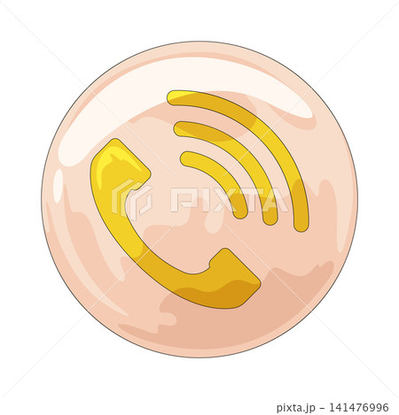 Illustration of Bubble Phone 141476996