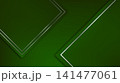 Luxury Green Silver Abstract Background with Geometric Arrow Shapes 141477061