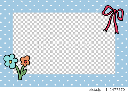 Blue frame with red ribbon, flowers, polka dot pattern for polaroid frame, social media, poster, postcard, rectangle ad template, book cover, sticky note, banner, notepads, floral, name tag, paper Blue frame with red ribbon, flowers, polka dot pattern for polaroid frame, social media, poster, postcard, rectangle ad template, book cover, sticky note, banner, notepads, floral, name tag, paper 141477270