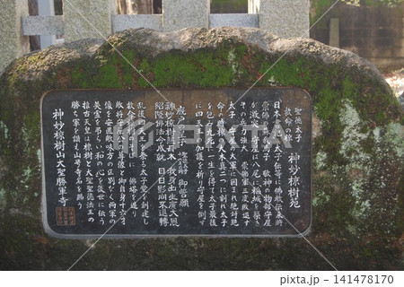 大将軍寺の神妙椋樹の説明碑文 大将軍寺の神妙椋樹の説明碑文 141478170