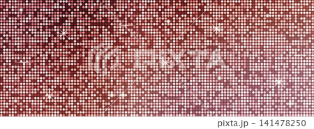 Champagne rose glitter background. Pink sequin bg with glowing circles and starburst flares. Vector template for disco party, wedding and festive event design. Champagne rose glitter background. Pink sequin bg with glowing circles and starburst flares. Vector template for disco party, wedding and festive event design. 141478250