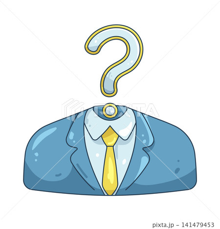 Illustration of unknown person Illustration of unknown person 141479453