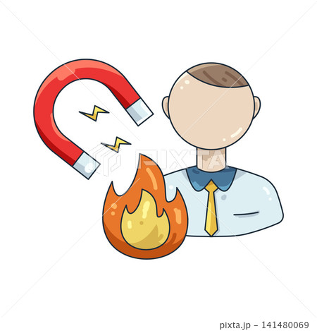 Illustration of hot lead Illustration of hot lead 141480069