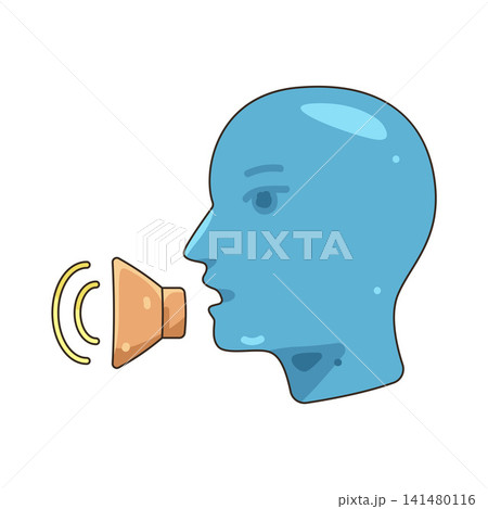 Illustration of people speaking Illustration of people speaking 141480116