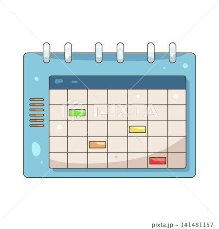 Illustration of calendar Illustration of calendar 141481157