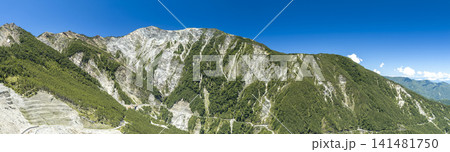 Aerial view of Southern Cross-Island Highway in mountains ,Taiwan. Aerial view of Southern Cross-Island Highway in mountains ,Taiwan. 141481750