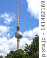 Berlin, Germany - July 01, 2018:  View of the TV tower 141482169
