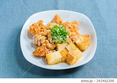鶏肉のみぞれ煮 厚揚げ入りの和風おかず 鶏肉のみぞれ煮 厚揚げ入りの和風おかず 141482200