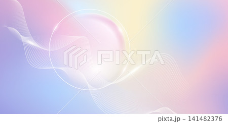 Vector illustration showing a blurred gradient on a modern abstract background. 141482376